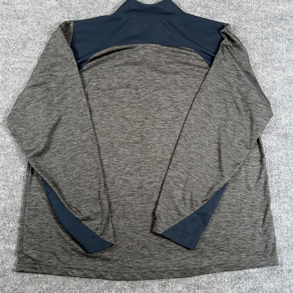 ESPN Monday Night Football Shirt Mens XL Gray NFL Football Quarter Zip Pullover - Picture 12 of 13